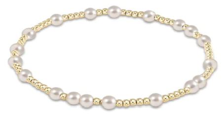 Extends Together Pearl 4mm Bracelet