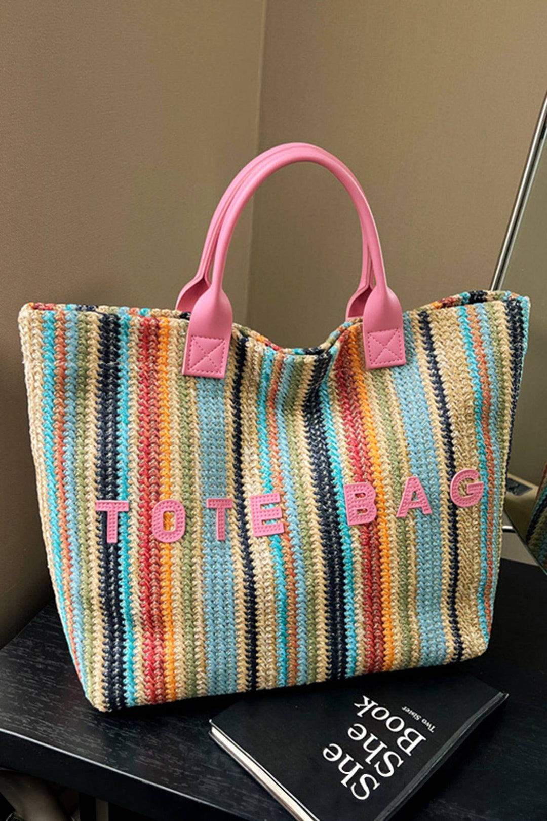 Bohemian Straw Tote