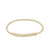Classic Gold Bliss 2mm and 4mm Beaded Bracelet