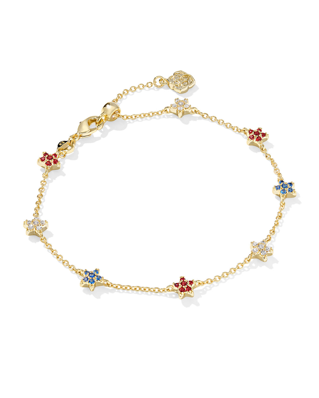 Sierra Star Red, White and Blue Gold Bracelet
