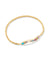 Devin Crystal Stretch Bracelet Gold Pastel Mix Crystals