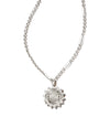 Sienna Sun Pendant Silver Necklace