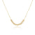 16" Gold Necklace - Classic Beaded Bliss