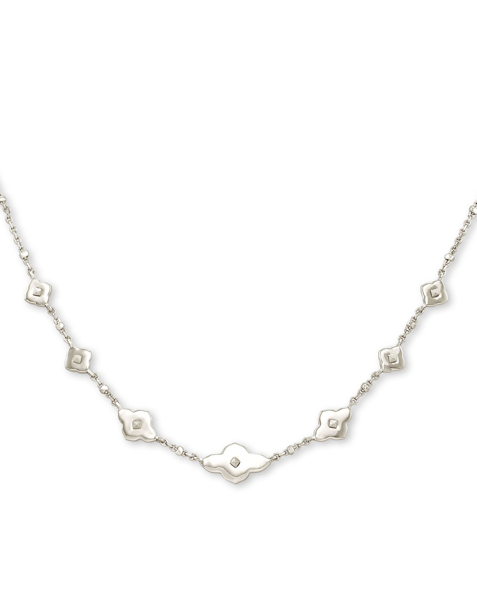 Abbie Silver Strand Necklace