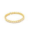 Carmen Tennis Bracelet Gold Cz