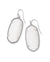 Elle Earring Silver White Mother Of Pearl