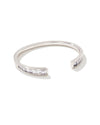Parker Silver Crystal Cuff Bracelet