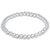 Classic Sterling Silver 5 mm Beaded Bracelet - Extended Size